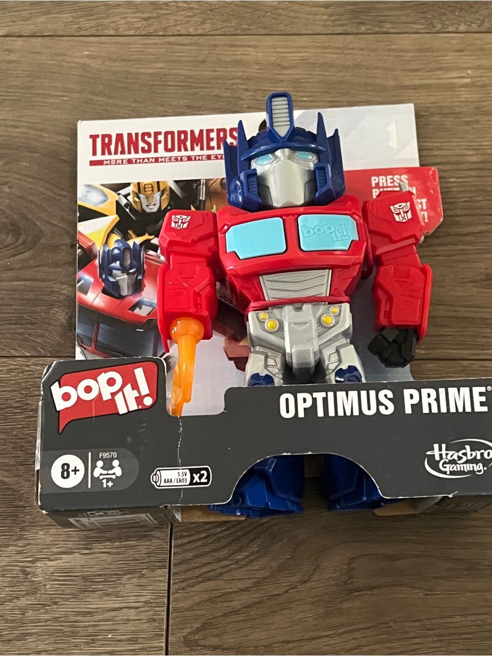 Bop It Transformer Optimus Prime Game New
